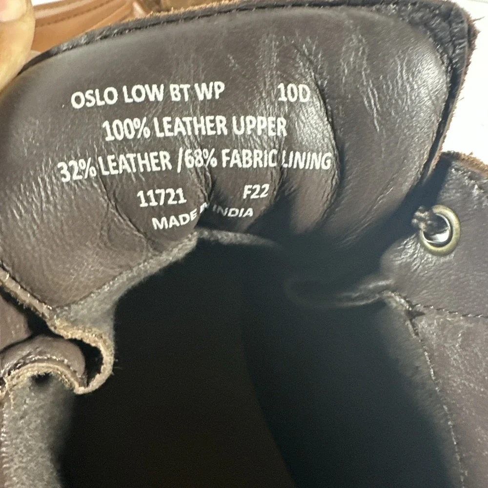 NEW POLO RALPH LAUREN OSLO MID BROWN LEATHER BOOT MSRP $178 MENS SIZE‎ 10 NWOB